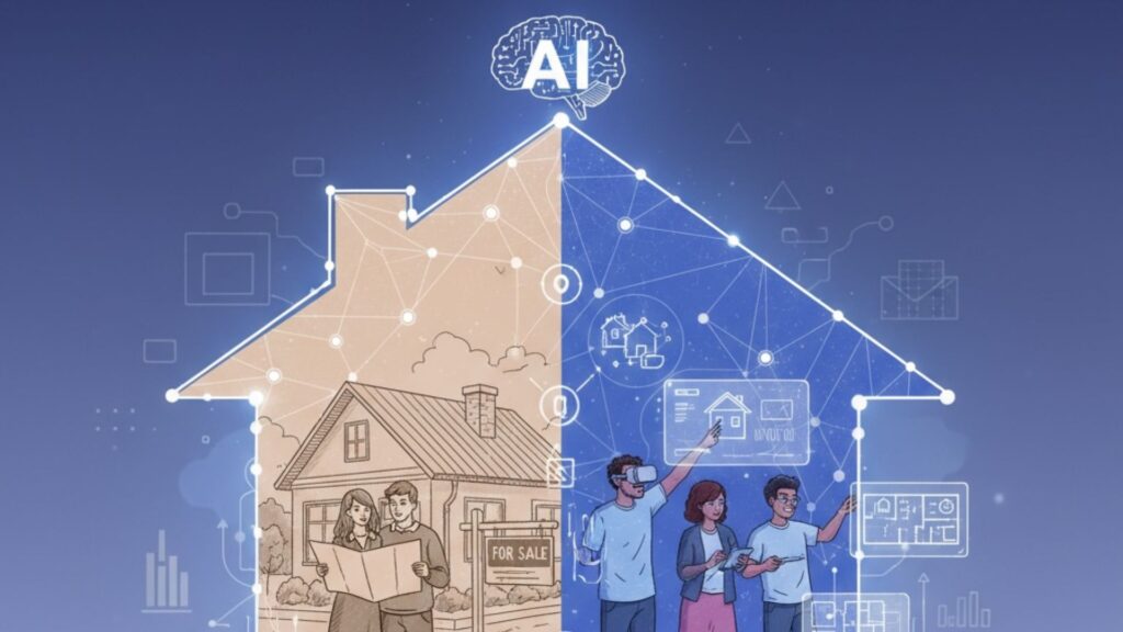 Infographic showing how AI creates change